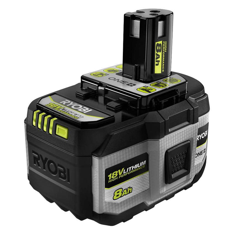 RYOBI ONE+ 18V 8.0 Ah Lithium-Ion HIGH PERFORMANCE Battery PBP1008