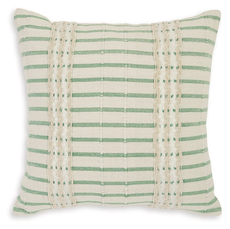 Rowton - Pillow (Set of 4) - White / Green