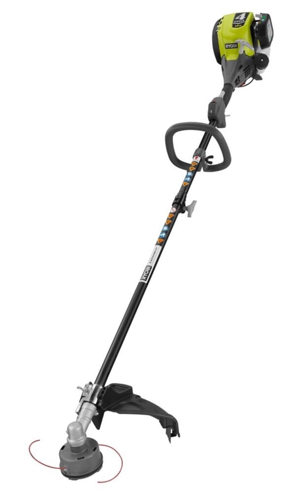 RYOBI 4-Stroke 30 cc Attachment Capable Straight Shaft Gas Trimmer RY4CSS