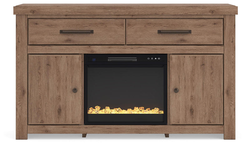 Garistyn - TV Stand With Fireplace Option