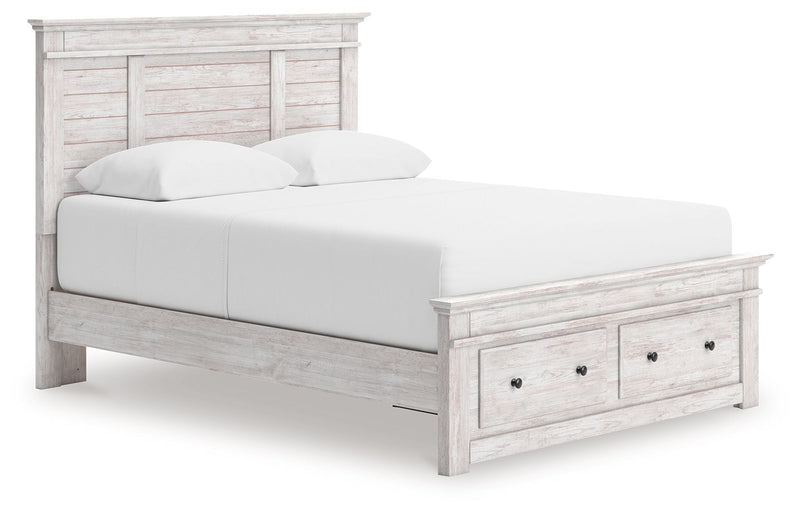 Makidern - Panel Storage Bed