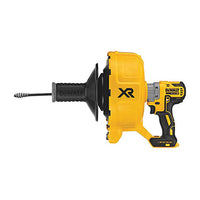 DEWALT 20V MAX Cordless Brushless Drain Snake and 5/16 in. x 25 ft. Black Oxide Drain Cable with Bulb Head DCD200B