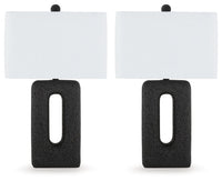 Wimmings - Poly Table Lamp (Set of 2) - Black