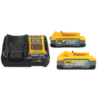 DEWALT Powerstack 20-Volt Lithium-Ion 5.0 Ah and 1.7 Ah Batteries and Charger DCBP315-2C