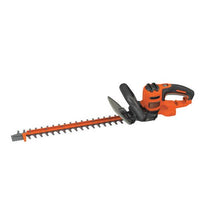 BLACK+DECKER 20 in. 3.8 AMP Corded Dual Action Electric Hedge Trimmer with Saw Blade Tip BEHTS300