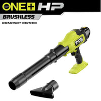 RYOBI ONE+ HP 18V Brushless Cordless 220 CFM 140 MPH Compact Blower (Tool-Only) PSBLB01B