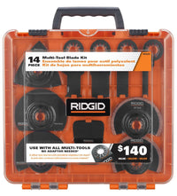 RIDGID 14-Piece Oscillating Multi-Tool Blade Accessory Kit AC24J14