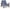Half Moon Beach - Spring Lounge Chair - Blue / Gray