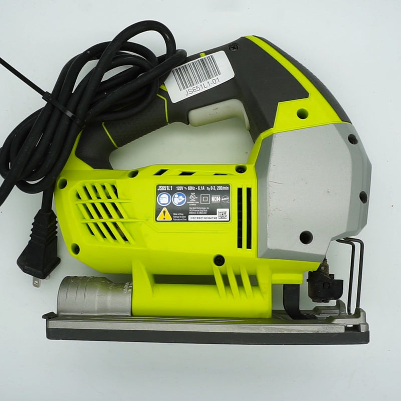 RYOBI 6.1 Amp Corded Variable Speed Orbital Jig Saw with SPEEDMATCH Technology JS651L1