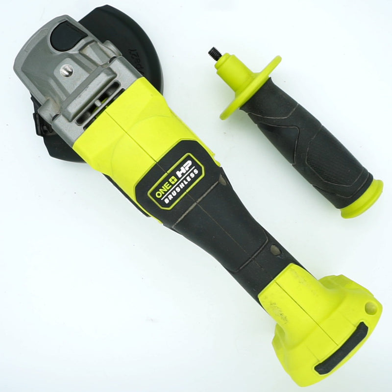 RYOBI ONE+ HP 18V Brushless Cordless 4-1/2 in. Angle Grinder (Tool Only) PBLAG01B