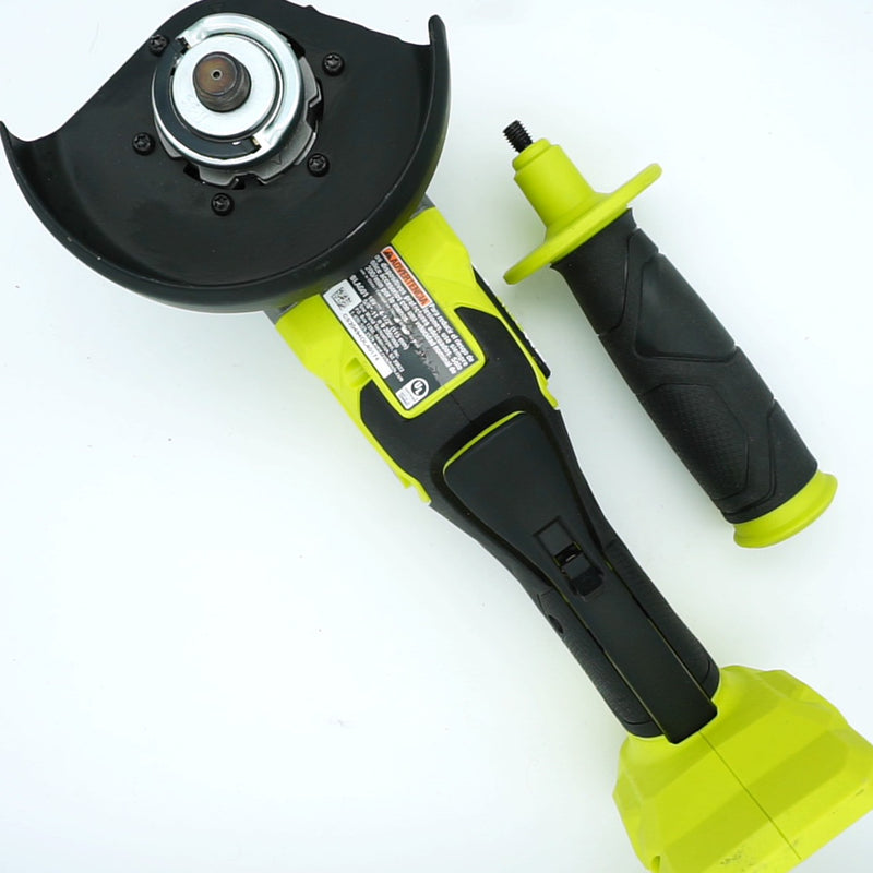 RYOBI ONE+ HP 18V Brushless Cordless 4-1/2 in. Angle Grinder (Tool Only) PBLAG01B
