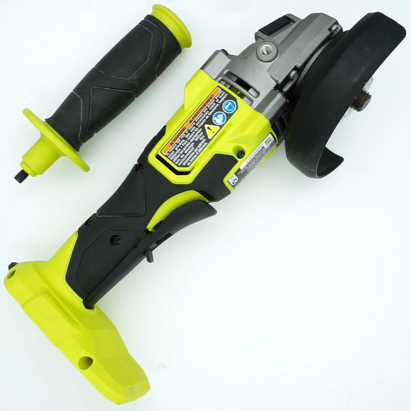 RYOBI ONE+ HP 18V Brushless Cordless 4-1/2 in. Angle Grinder (Tool Only) PBLAG01B