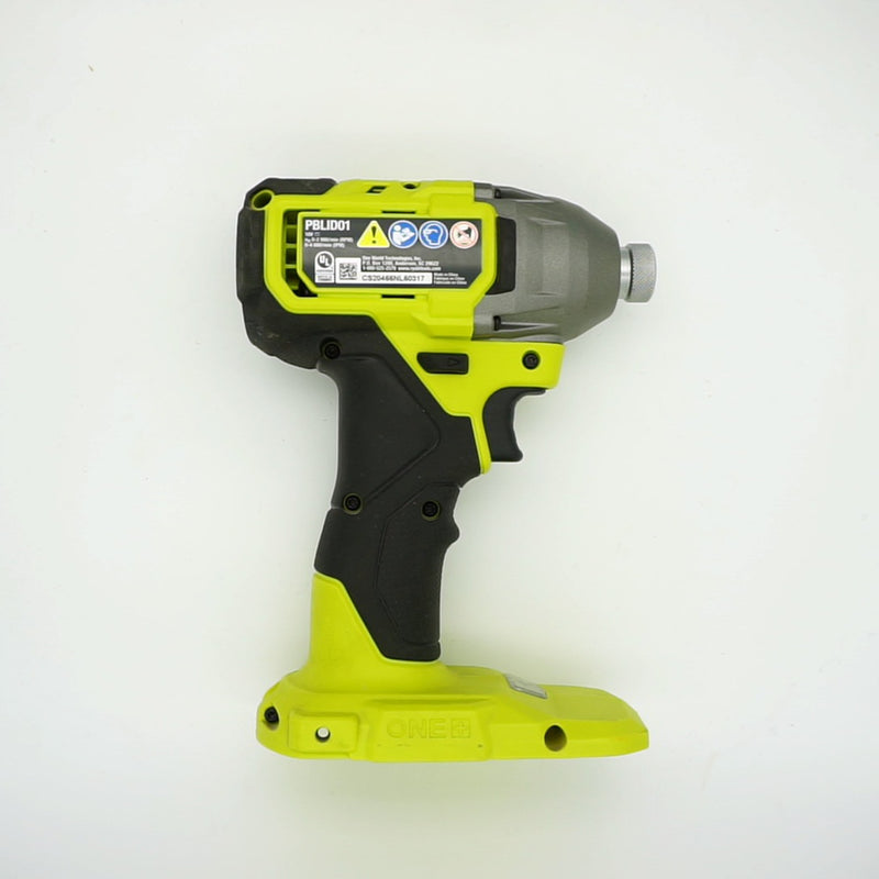 RYOBI ONE+ HP 18V Brushless Cordless 1/4 in. Impact Driver (Tool Only) PBLID01B