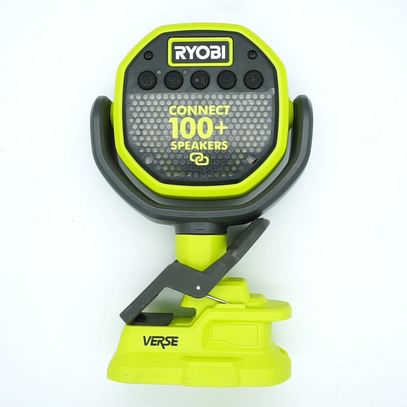 RYOBI ONE+ 18V Cordless VERSE Clamp Speaker (Tool Only) PCL615B