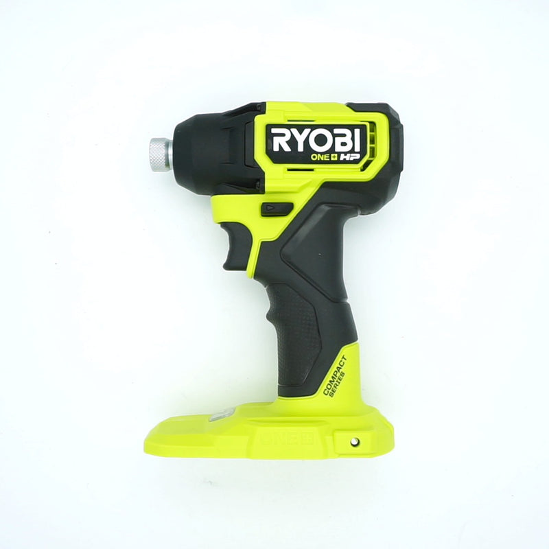 RYOBI ONE+ HP 18V Brushless Cordless Compact 1/4 in. Hex Impact Driver (Tool Only) PSBID02B