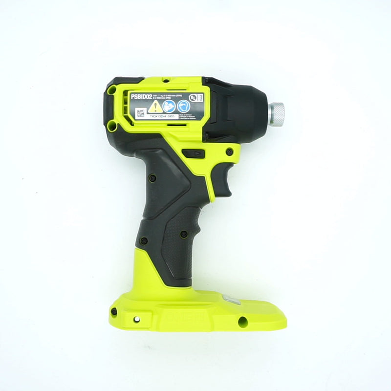 RYOBI ONE+ HP 18V Brushless Cordless Compact 1/4 in. Hex Impact Driver (Tool Only) PSBID02B