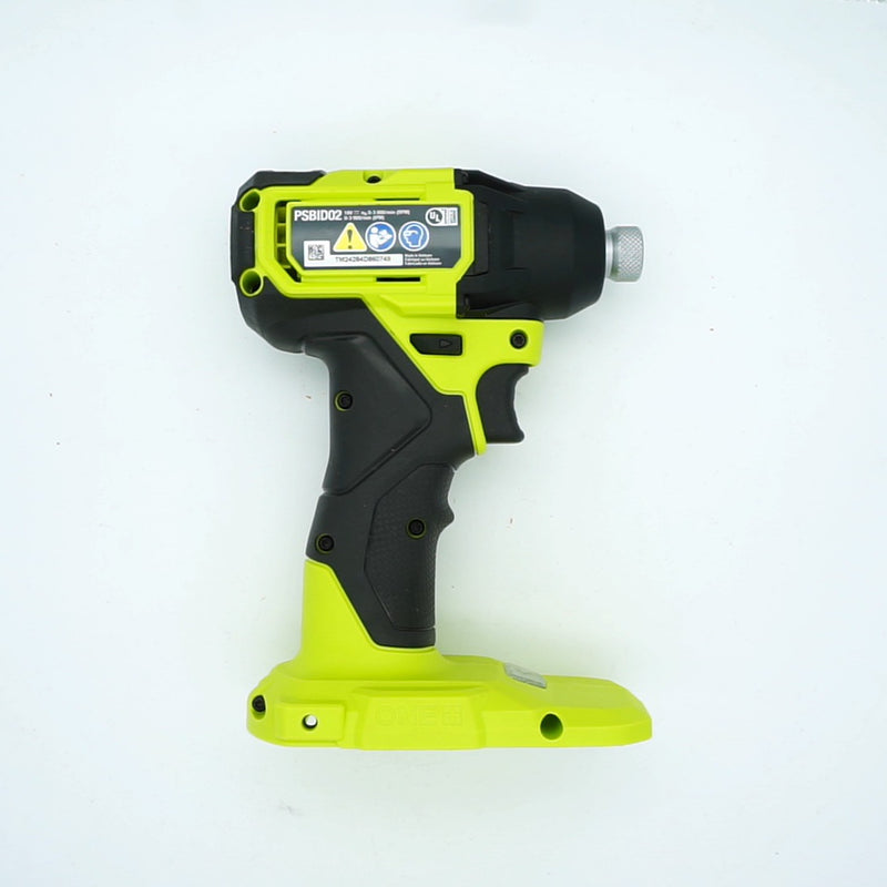 RYOBI ONE+ HP 18V Brushless Cordless Compact 1/4 in. Hex Impact Driver (Tool Only) PSBID02B