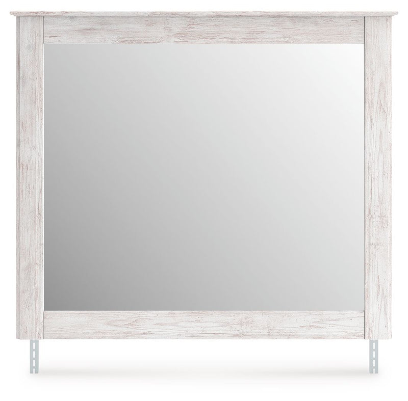 Makidern - Bedroom Mirror - Whitewash