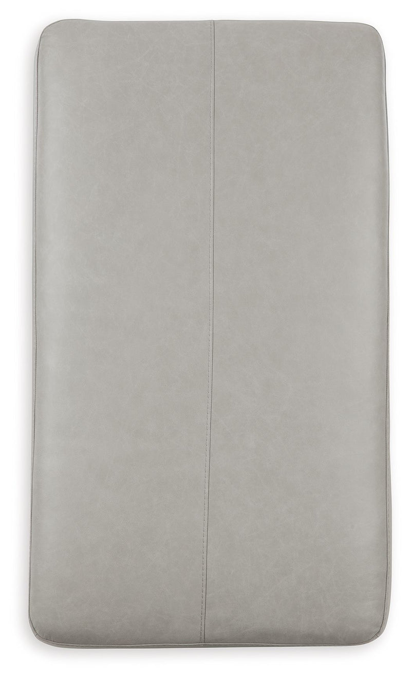 Amiata - Oversized Accent Ottoman - Glacier