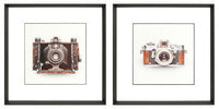 Dirkgrove - Wall Art Set (Set of 2) - Black / White / Brown