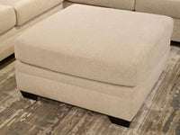 Mandi Point - Oversized Accent Ottoman - Marble