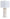 Faridworth - Poly Table Lamp - White / Gold Finish