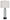 Kerrbrook - Glass Table Lamp - Clear / Black