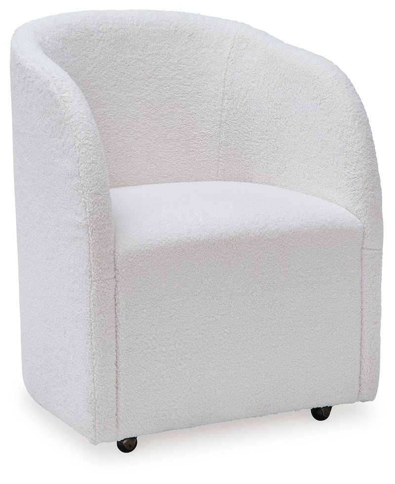 Rowanbeck - Dining Upholstered Arm Chair (Set of 2) - Ivory