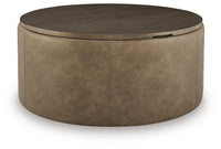 Bethanstone - Storage Ottoman - Warm Brown