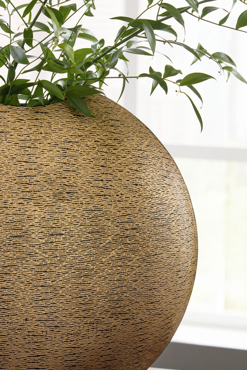 Iansboro - Vase - 15" - Antique Gold Finish